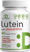 DEAL SUPPLEMENT Lutein and Zeaxanthin Supplements, 40mg Per Serving | 300 Softgels, Enhanced with Astaxanthin, Omega-3s and Phospholipids, Essenti...