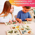 QUOKKA Wooden Puzzles for Toddlers 1-3 – 4 Set Pegged Puzzles for Kids Ages 2-4 – Animal and Birds Learning Toy for Kids – Gift Realistic Educatio...