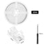 RGBZONE 10pcs 2-Pin 8mm LED Strip to Wire Connectors and 10m/32.8ft 2 Pin Extension Wire for Waterproof or Non-Waterproof Single Color LED Strip L...