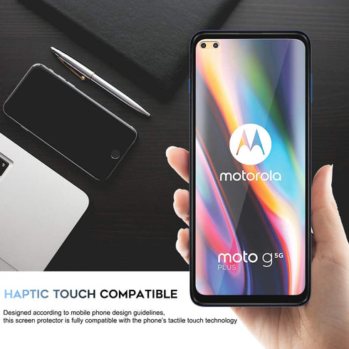 Orzero (3 Pack) Compatible for Motorola One 5G, Motorola Moto G 5G Plus Tempered Glass Screen Protector, 9 Hardness HD Anti-Scratch (Lifetime Repl...