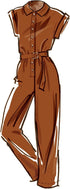 McCall's Sewing Pattern M8243 - Misses' and Women's Romper, Jumpsuits and Belt, Size: B5 (8-10-12-14-16)...