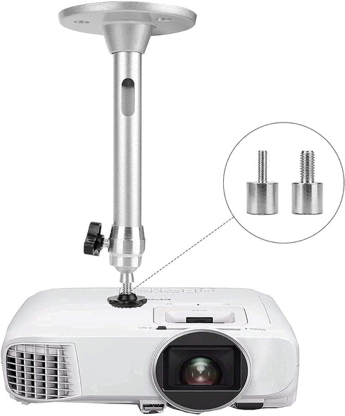 Mini Ceiling Wall Projector Mount Stand Compatible with QKK, DR.J, DBPOWER, Anker, VANKYO, AAXA, Jinhoo, PVO, TMY, AuKing and Most Other Mini Proj...
