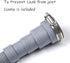 HLMOptimo 6 Feet Universal Washing Machine Drain Hose Flexible Dishwasher Drain Hose Extension Kits Corrugated Washer w/ 1 Adapter 1 Clamp 1 U-Ben...