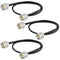 RG8x Jumper Cable 2ft,3 Pack CB Coax Cable PL259 UHF Connector 50 ohm Low Loss for Ham Radio,Antenna Analyzer,Dummy Load,SWR Meter...