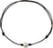 Single Pearl Choker Necklace can be Adjustable Leather Cord One Bead Jewelry for Women Handmade...