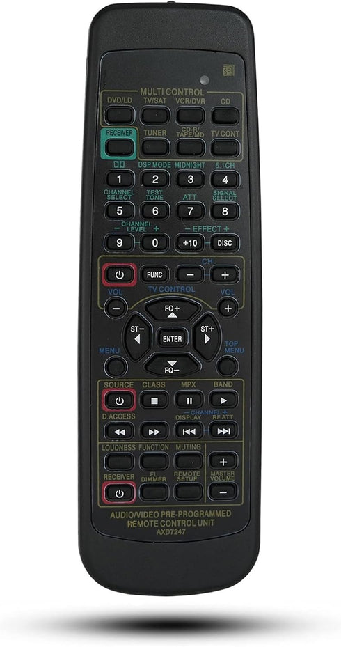 Replacement Remote Control for Pioneer VSX-D209 VSX-D309 VSX-D409 VSX-D411 VSX-D412 VSX-D510 VSX-D511 VSX-609RDS VSX-D3 VSX-D3S VSX-D412S VSX-D709...