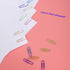 480 Pcs Paper Clips Medium, Colored Paperclips 1.3 inch for Office...