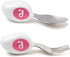 doddl Toddler Utensils, Ergonomic Fork and Spoon Set for Self Feeding, Stainless Steel Silverware for 1-3 Year Olds, BPA Free, Dishwasher Safe (Ma...