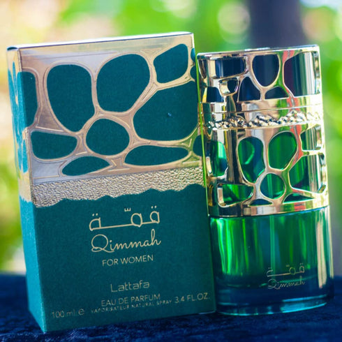 Lattafa Perfumes Qimmah for Women EDP (Eau De Parfum) - 100ML (3.4 oz) |Featuring notes: Cedar, Oudh, Myrrh, Amber, Lavender I...