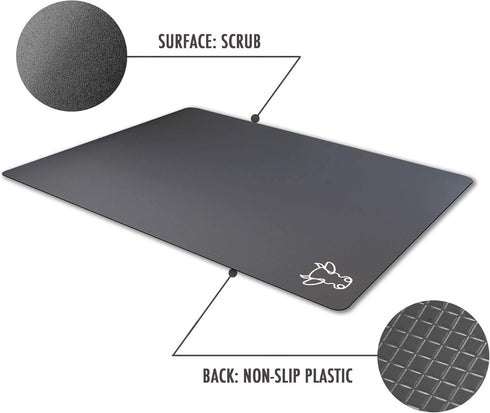 Fotouzy Plastic Cutting Boards with Food Icons, Flexible Cutting Mats, Set of 4, BPA-Free, Non-Porous, Non-slip Back and Dishwasher Safe, Modern N...