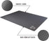 Fotouzy Plastic Cutting Boards with Food Icons, Flexible Cutting Mats, Set of 4, BPA-Free, Non-Porous, Non-slip Back and Dishwasher Safe, Modern N...