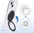 Magnetic Phone Ring Holder for PopSocket Kickstand for iPhone 12 13 14 15 Series Compatible with MagSafe Removable Phone Grip Stand...