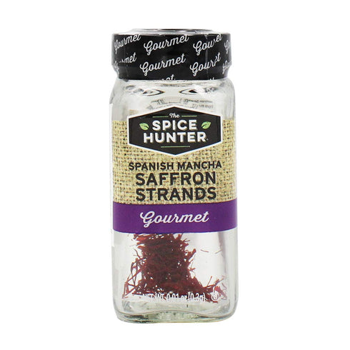 The Spice Hunter Saffron Strands, Spanish Mancha, Whole, 0.01-Ounce Jar...