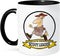 3dRose Funny Worlds Greatest Scout Leader Cartoon Two Tone Mug, 11 oz, Black/White...