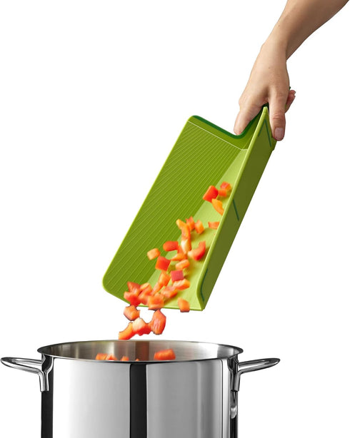 Joseph Joseph Chop2Pot Plus Folding Chopping Board (Regular) - Green Medium...