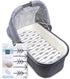 Kushies Baby Fitted Bassinet Sheets - 30 x 18 Bassinet Mattress Mini Crib Sheets - One Direction for Playpen & Bed Side Bassinets Mini Crib Sheet,...