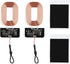 2 Pack Wireless Charger Receiver,DIY Wireless Charging Receiver Module with Magnetic Spacer,Qi Wireless Charging Standard,Built-in Short-Circuit P...