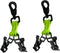 ZHIRONGFA 2 Pack 7Inch Firefighter Rescue Glove Clips Durable Safety Reflective Function Keep Your Gear Organized (Green(2 Clips))...