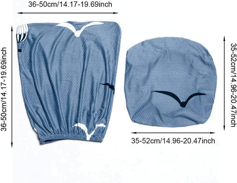 Office Separated Chair Cover, Computer Office Chair Cover Protective, Modern Computer Office Swivel Chair Cover Separate Stretchable Removable(Pin...