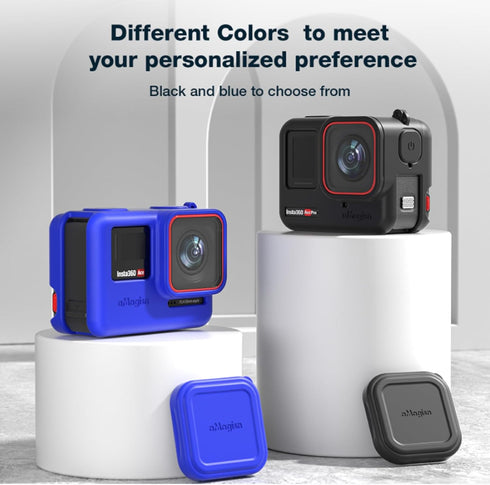 Silicone Cover Protective Case Compatible with Insta360 Ace Pro/Ace Single Case, Ace Pro/Ace Sports Camera Protective Case Accessories (Ace Pro - ...