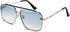 FEISEDY Sunglasses, Fashion Square Pilot Sunglasses, Vintage Metal Gradient Glasses for Men and Women, B4104...