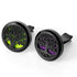2PCS Tree of Life Car Diffuser Aromatherapy Essential Oil Black Stainless Steel Locket with Vent Clip 12 Felt Pads...