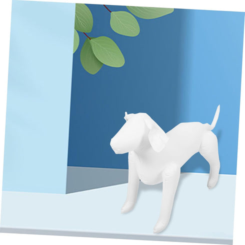 Mobestech Pet Clothing Model Dog Models Dog Mannequin Dog Clothes Display Stand Inflatable Dog Model Dog Clothing Rack Counter Display Stand for D...