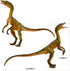 Gemini&Genius 2Pcs Compsognathus Dinosaur Toy Figurines with Moveable Jaw, Realistic Dinos Toys, Small Dinosaur Action Figure Toys, Great Gifts fo...