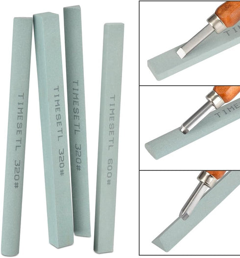 17Pack Small Wood Carving Set, 12pcs Wood Carving Tools SK2 Carbon Steel + 4pcs Whetstone + 1pcs Storage Case for Beginners DIY Woodworking Sculpt...