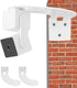 2Pack Outside Corner Wall Mount Bracket for Wyze Cam Pan V3,Wyze Cam V4,Maximum Coverage of 270° on Both Sides of The House,Reducing Blind Spots,E...