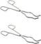 Set of 2 (Two) 8 Inches Crucible Tongs Stainless Steel Professional Grade Crucible SS Casting Tool Lab Tongs...
