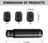 Aluminum Shifter Knobs with 3 Adapters,Fashionable Gear Shift Knob Stick Shift Knob for Car Decor,Universal Manual Shift Knobs Car Interior Access...