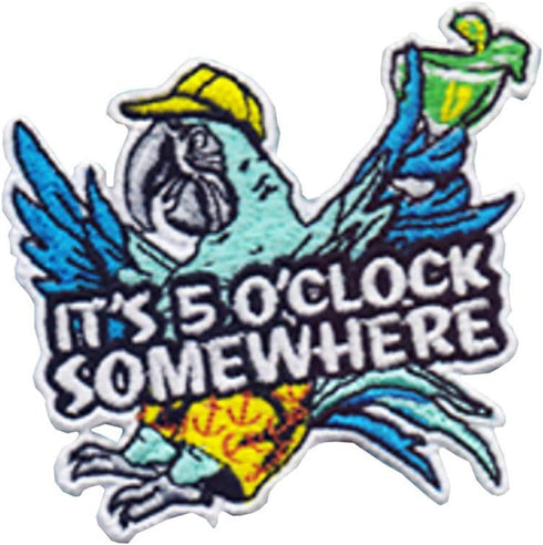 Tervis Margaritaville - It's 5 O'Clock Somewhere - Red Parrot Made in USA Double Walled Insulated Tumbler Travel Cup Keeps Drinks Cold & Hot, 16oz...