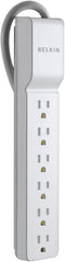 Belkin 6-Outlet Commercial Power Strip Surge Protector with 2.5ft Cord, 555 Joules,White...