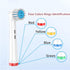 Toothbrush Heads for Oral B Braun Replacement Heads, Professional Electric Toothbrush Heads, Precision Clean Brush Heads Refill Compatible with Or...