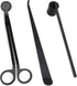 3 in 1 Candle Accessory Set,Candle Care Kit,Candle Wick Trimmer,Wick Dipper with Gift Packaging(Black)...