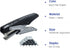 Handheld Plier Stapler, Desktop Stapler, Sturdy Metal Hand Stapler for Office, School and Home, Only Can Use with NO.10 Staples, Black, 2024 Gifts...
