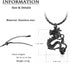 constantlife Cremation Jewelry for Ashes Stainless Steel Dragon Urn Necklace Keepsake Human Pet Ashes Holder Memorial Pendant for Women Men...