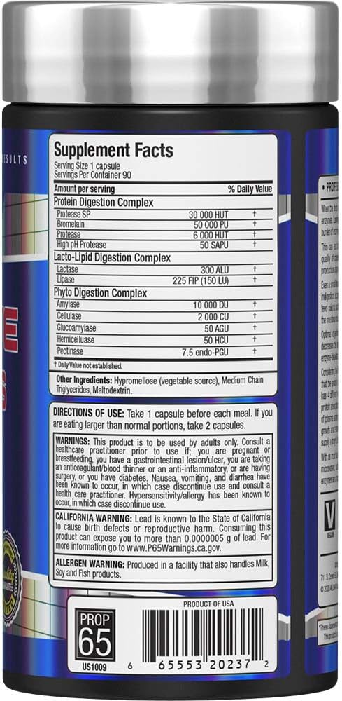 ALLMAX Nutrition Digestive Enzymes, 90 Capsule...