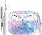 Protective Hard Case with Cleaner Kit Cover Skin Portable Shockproof Women Girls with Keychain for Apple Airpods Pro 2nd Charging Case - Watercolo...