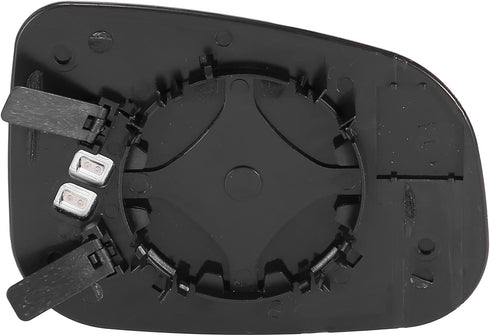 X AUTOHAUX Car Rearview Left Driver Side Heated Mirror Glass Replacement W/Backing Plate for Volvo S80 2007-2016 V60 2014-2018 S60 2007-2018...