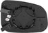 X AUTOHAUX Car Rearview Left Driver Side Heated Mirror Glass Replacement W/Backing Plate for Volvo S80 2007-2016 V60 2014-2018 S60 2007-2018...