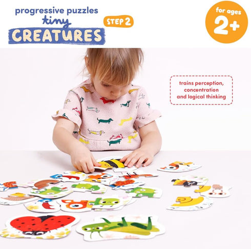 Progressive Puzzles Tiny Creatures 2+ Toddler Puzzle...