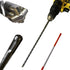 Keyfit Tools MarkerBit Magma X SDS Plus Hammer Bit Driveway Markers Snow Plow Stakes Drill in 12" 440 Stainless Steel Contractor Grade Carbide Mag...