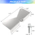 4 Pcs Gutter Extension Hinge, Gutter Downpipe Extension Hinge, Downspout Extension Flip-Up Hinge,Easy DIY Install on Any Size Rectangle or Square ...