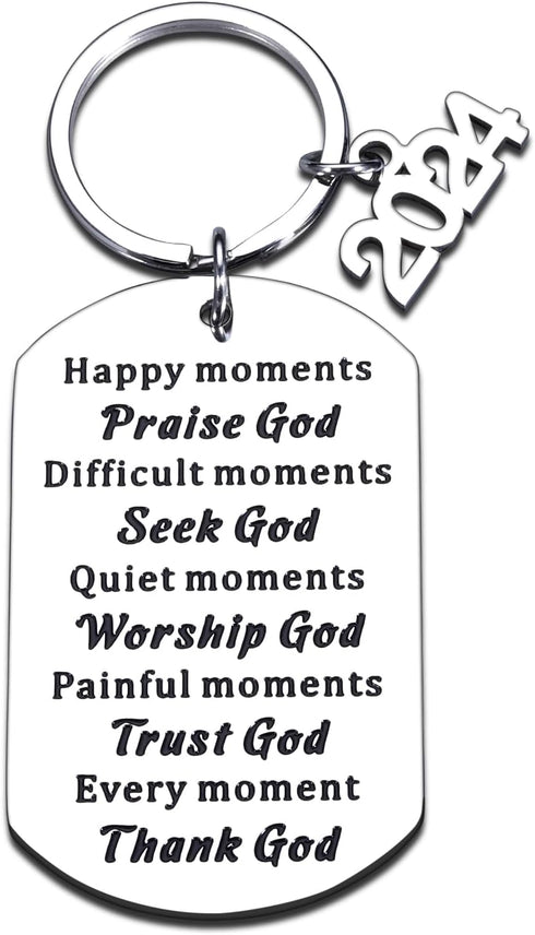 AMBREGRISSUN Christian White Elephant Gifts, christian gifts for women men faith, 2024 Christmas Christian Gifts Confirmation Baptism Gifts for So...