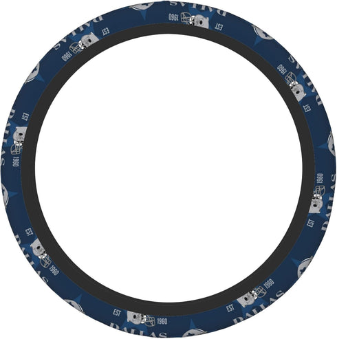 Dallas Steering Wheel Cover, Neoprene Anti-Slip Universal 15 Inch Steering Wheel Protector Elastic Comfortable Car Accessories Decorations Decor P...
