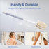 Back Scrubber Body Shower Brush: Anti Slip Long Handle Bath Brush with Stiff and Soft Bristles - Showering Exfoliator for Women, Men, Elderly (Gre...