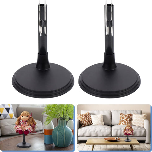 2 Sets Doll Stand Displaying Stand Doll Holding Rack Practical Doll Bracket Dolls Display Racks Doll Display Rack Doll Holders Doll Support Doll F...
