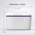Dentures Cleaner Soaking Bath – Cleaning Container for Dental Appliances’ Solution (Classic)...
